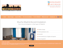 Tablet Screenshot of muchomadrid.com